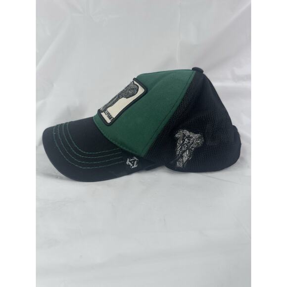 Top Level Trucker Embroidered Elephant Logo Green Snapback Adjustable - Picture 3 of 5